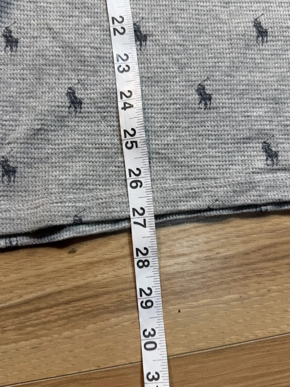 Gray Polo Ralph Lauren Thermal lightweight AOP